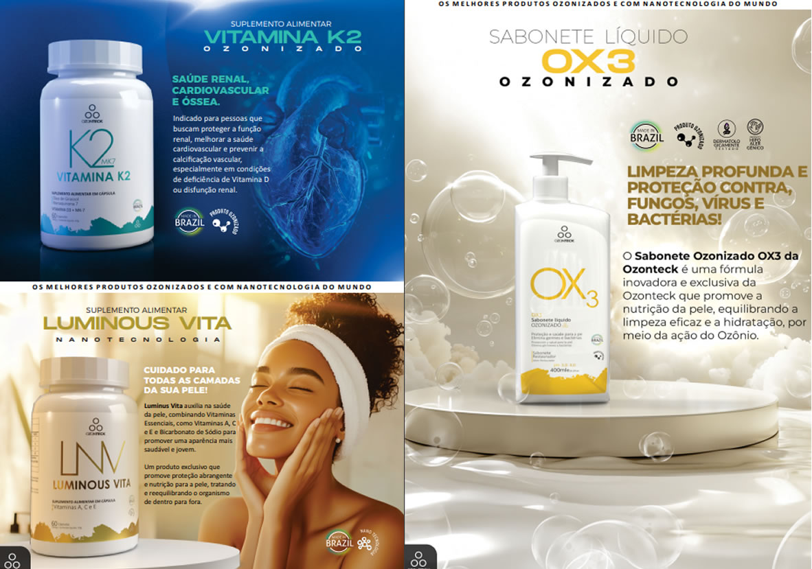 Página 7 do catálogo de produtos Ozonteck