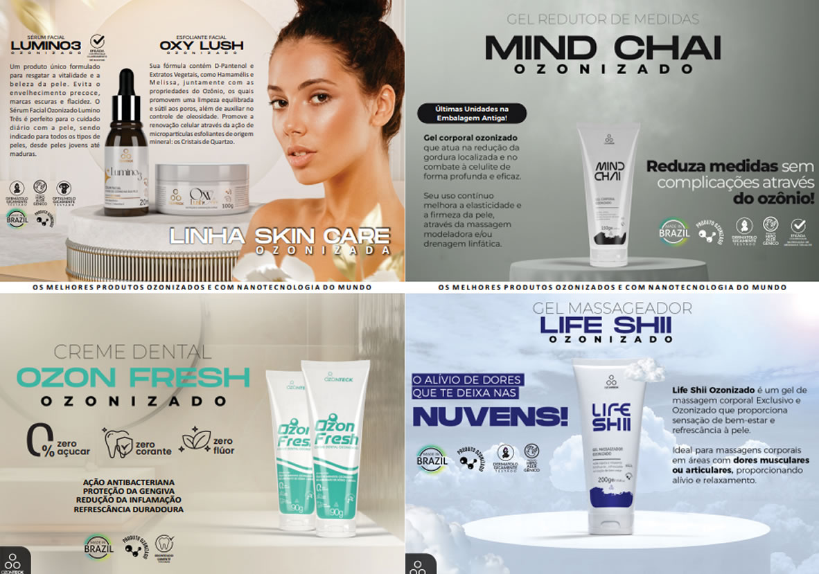 Página 8 do catálogo de produtos Ozonteck